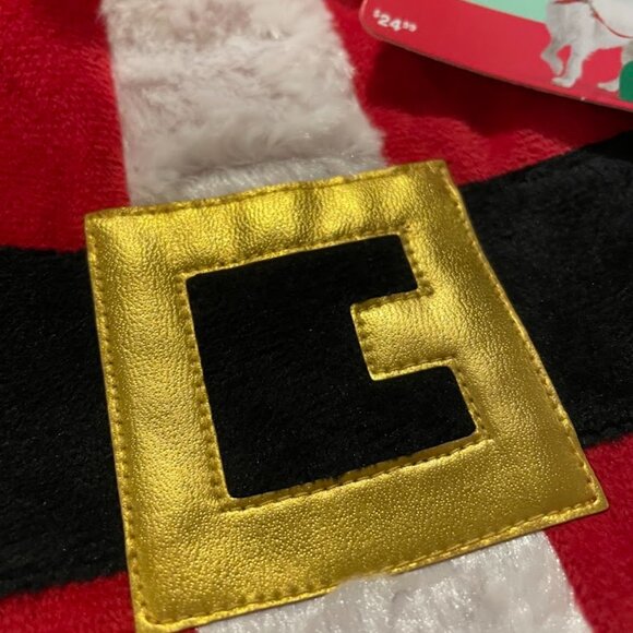 Adorable Santa Outfit with Hat for Dogs!  Size Extra Small, NWT - Picture 2 of 6